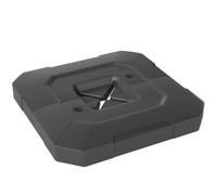 Outsunny Umbrella Weights For Cantilever Parasol, 2 Pcs Parasol Base Weights In Black Black