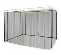 Outsunny Universal Replacement Gazebo Mesh Netting Screen Walls In Cream Cream