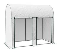 Outsunny 200 x 100 x 178cm Small Tomato Greenhouse with Roll-up Zipped Doors | TJ Hughes