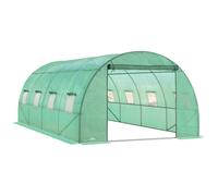 Outsunny Greenhouse Tunnel 6 X 3 M - Green | TJ Hughes
