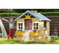 Outsunny Wooden Kids Playhouse