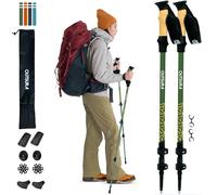 Outsura Carbon Fiber Hiking Stick 2 Pack - Professional Grade, Collapsible Trekking & Walking Sticks for Hiking