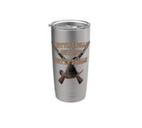 Outta Spells But Not Outta Shells Rifle Wizard Witch Magic Stainless Steel Insulated Tumbler