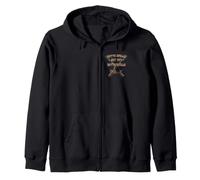 Outta Spells But Not Outta Shells Rifle Wizard Witch Magic Zip Hoodie
