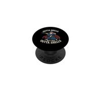 Outta Spells But Not Outta Shells Wizard Fantasy Meme PopSockets Adhesive PopGrip