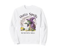 Outta Spells But Not Outta Shells Wizard Fantasy Sweatshirt