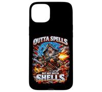 Outta Spells But Not Outta Shells Wizard Meme Bootleg Style Case for iPhone 15 Plus