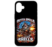 Outta Spells But Not Outta Shells Wizard Meme Bootleg Style Case for iPhone 16 Plus