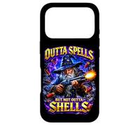 Outta Spells But Not Outta Shells Wizard Meme Bootleg Style Case for iPhone 17 Pro