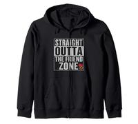 Outta The Friend Zone Funny Wedding Zip Hoodie