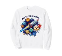 Outta This World. Cute Planet Space Lover, Astronaut Galaxy Sweatshirt