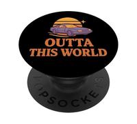 Outta This World - Vintage Retro 80s Car PopSockets Adhesive PopGrip