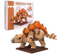 outtshop Dinosaur Stegosaurus Building Toy Set, 870 Pcs Dinosaur Mini Blocks Toy, Creative Building Ideas for Boys and Adults