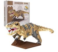outtshop Dinosaur Triceratops Building Toy Set, 870 Pcs Dinosaur Mini Blocks Toy, Creative Building Ideas for Boys and Adults