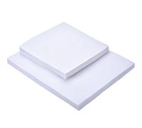 Outus 100 Precut Sheets Tear Away Machine Embroidery Stabilizer Backing Medium Weight 40 gm 1.8 oz, 8 x 8 Inch (20 x 20 cm) 12 x 10 Inch (30 x 25 cm)