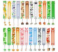 Outus 12 Pieces Kids Bookmarks, Cute Bookmarks for Girls, Gifts Women, Teens, Rulers Kids, Animal Party Favors School Classroom Reading Presents (Animal Style)