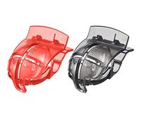 Outus 2 Pack Golf Ball Line Marker Tool Marking Putting Alignment Tool Impact Ball Liner Drawing Marker for Men and Women(Black and Red)