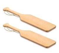 Outus 2 Pieces 15 Inch Unfinished Wooden Paddle Solid Pine Wood Paddle for Traditional Greek Arts, Crafts, Sorority, Fraternity and Home Decoration