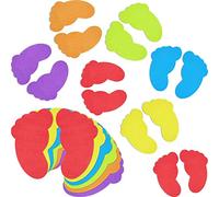 Outus 48 Pieces Carpet Feet Spots, Sit Foot Spots, Line up Spots for Classroom Floor, Carpet Markers for Teacher Supplies Classroom Rug, School Decoration (Classic)