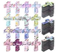 Outus 48 Pieces Magnetic Bookmarks Floral Magnet Page Markers Cute Magnetic Page Clips for Student Office Reading Stationery, 16 Styles