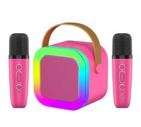 OUTUVAS Kids Karaoke Microphone Machine Toy, 4-12 Years Old Girls Christmas Birthday Gift for Girls, Karaoke Toys Gifts for Girls Ages 4, 5, 6, 7, 8, 9, 10, 12 +Year Old Birthday Party. (Red-02)