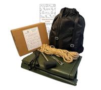 Outward 7pc Outdoor Den Kit, to Build Your Own Tent Shelter Outside in Nature, Suitable for All Weather With Instructions