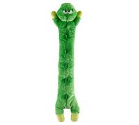 Outward Hound by Charming Pet Longidudes Gator Long Crinkly & Squeaky Dog Toy, Green