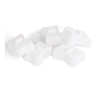 Outward Hound by Nina Ottosson Bone Replacement Parts for Interactive Dog Puzzles - DogBrick, DogTornado, DogSmart, PuppyTornado, PuppySmart, 5-pack, White