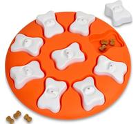 Outward Hound by Nina Ottosson Dog Smart Treat Puzzle Enrichment Toy, Level 1 Beginner, Orange