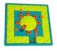 Outward Hound by Nina Ottosson Multipuzzle Level 4 Expert Dog Treat Puzzle for Enrichment, Blue