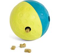 Outward Hound by Nina Ottosson Treat Tumble Interactive Puzzle Ball Dog Toy, Level 1 Beginner, Blue, Small (4.75" Diameter)