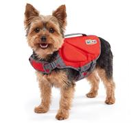 Outward Hound Dawson Dog Life Jacket, X-Small, Red | High Buoyancy, Insulating, Adjustable Fit, Rescue Handle, Reflective, Swimming & Boating, X-Small Dogs (11-15" Girth)
