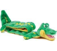 Outward Hound Dog Plush Toy Squeaky Chew Soft Play Fun Matz Gator Extra Large - Green