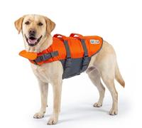 Outward Hound Granby Splash Orange Dog Life Jacket, Large