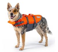 Outward Hound Granby Splash Orange Dog Life Jacket, Medium