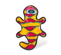Outward Hound Invincibles Orange Gecko Plush Dog Toy, Medium