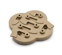 Outward Hound Nina Ottosson Dog Hide N' Slide Dog Puzzle Interactive Treat Puzzle Dog Enrichment Dog Toy, Level 2 Intermediate, Tan, Composite