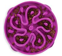 Outward Hound Fun Feeder Flower Purple for Dogs - Large