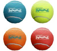 Outward Hound Squeaker Ballz Fetch Dog Toy, Medium - 4 Pack