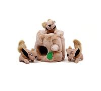 Outward Hound Hide A Squirrel Plush Dog Toy Puzzle Medium