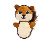 Outward Hound Xtreme Seamz Dog Toy, Reinforced Seams & Multiple Stitching, Durable Plush with Squeakers, Squirrel, 8.3”