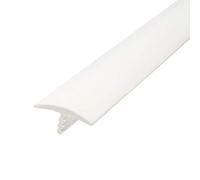 Outwater Industries 12 Foot White 3/4 Inch Center Barb Tee Moulding T Molding Pro Pack