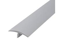 Outwater Plastic T-molding 1-1/4 Inch Dove Grey Flexible Polyethylene Center Barb Tee Moulding 25 Foot Coil