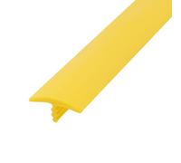 Outwater Plastic T molding 3/4 Inch Wide Canarie Yellow Flexible Polyethylene Center Barb Tee Moulding 25 Foot Coil