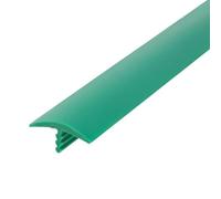 Outwater Plastic T molding 3/4 Inch Wide Fern Green Flexible Polyethylene Center Barb Tee Moulding 25 Foot Coil