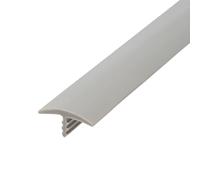 Outwater Plastic T molding 3/4 Inch Wide Opti Gray Flexible Polyethylene Center Barb Tee Moulding 25 Foot Coil