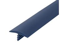 Outwater Plastic T molding 3/4 Inch Wide Royal Navy Blue Flexible Polyethylene Center Barb Tee Moulding 25 Foot Coil