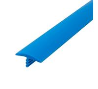 Outwater Plastic T molding 3/4 Inch Wide Toy Blue Flexible Polyethylene Center Barb Tee Moulding 25 Foot Coil