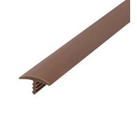 Outwater Plastic T-molding 5/8 Inch Tan Flexible Polyethylene Center Barb Tee Moulding 25 Foot Coil