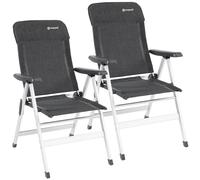 OUTWELL 2x ONTARIO RECLINING CHAIRs LIGHTWEIGHT GARDEN BBQ FOLDING CAMPING SEAT